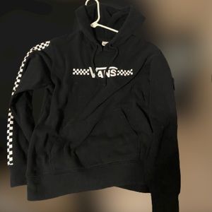 Vans black checkered hoodie